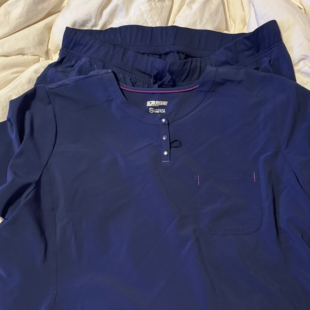 Stylish Navy Button Down Shirt